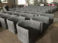 Cuerda tejida PVC al aire libre amistosa de los muebles de Eco con caucho dentro del CE del SGS proveedor