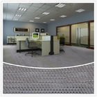 Ponga verde la alfombra tejida del vinilo antirresbaladiza para el revestimiento de suelos comercial/tejido proveedor