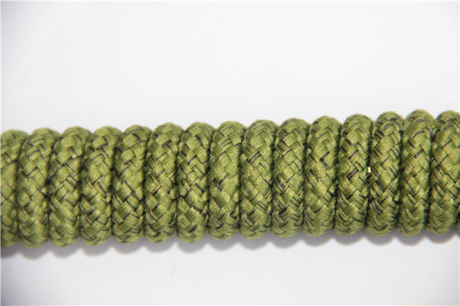 Cuerda sólida verde del poliéster de la trenza de la silla de jardín ULTRAVIOLETA - extensible fuerte resistente proveedor